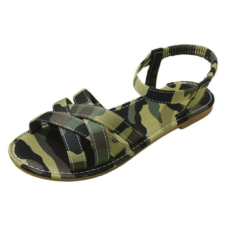 

Xboschi Womens Sandals Dressy Beach Sandals for Woman Ladies Summer Hollow Out Beach Flat Open Toe Large Size Slipper Sandals