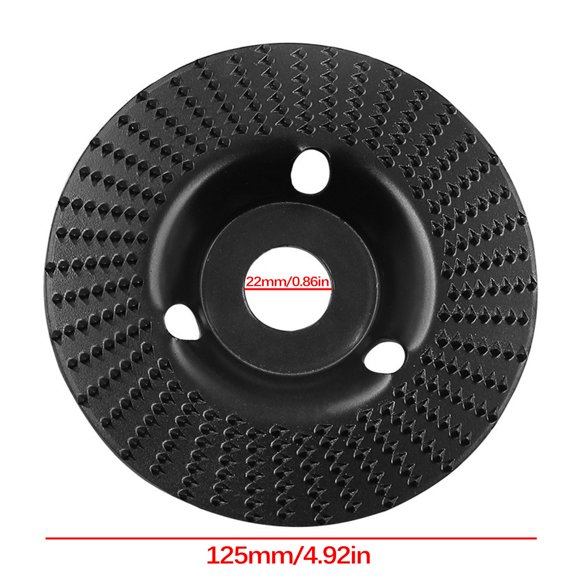 Birdeem Wood Carving Disc Grinding Wheel with Teeth Wood Carving Disc Angle Grinder Woodworking Tool Wood Carving Belt