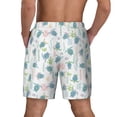 thumbnail image 4 of Goofa Sea Turtle Printed Men's Swim Trunks Board Shorts Quick Dry Mens Swimming Trunks with Compression Liner,Breathable Fit Hawaii Beach Shorts-3X-Large, 4 of 9