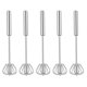 thumbnail image 1 of Batidor de mano Qtmnekly, batidor de huevos semiautomático, batidores de huevos de acero inoxidable para mezclar, batir, batir y revolver en casa, 1 of 6