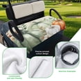 thumbnail image 5 of Golf Cart Seat Covers for 2 Seater,Green Orange Pumpkin Fall Microfiber Cart Seat Towel Blanket,Thanksgiving Leaves Floral Pastoral Absorbent NonSlip Bench Seats Protector for Golf Course 51"x31", 5 of 9