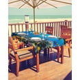 thumbnail image 2 of Fsddascl Turtle Outdoor Tablecloth - 54x80 Inch Rectangle Dining Table Cover, Blue Ocean Sea Shark Coral Cartoon Fish Summer Waterproof Outdoor Table Cloth with Umbrella Hole & Zipper for Patio, 2 of 7