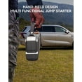 thumbnail image 7 of Pabulum 9000A Car Battery Jump Starter (for All Gas or up to 12L Diesel) Powerful Jumper Box with 150PSI Air Compressor and Smart Charger, 12V Vehicle Power Pack with Extended Cable and LED Light, 7 of 7