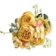 thumbnail image 2 of Ramo de flores artificiales, hortensias, peonías, bayas, arreglo floral sintético de 5 cabezas para centros de mesa de bodas y decoración del hogar, 2 of 5