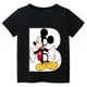 thumbnail image 3 of Camiseta de algodón con combinación de letras y nombre personalizado de Disney para niños, camiseta de manga corta con fuente ABCDE de Mickey Mouse, 3 of 5