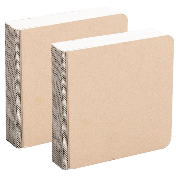 2Pcs 3.2" x 3.2" Mini Watercolor Notebook Drawing Sketching Pads Paper Blank Square Portable Water Color Travel Journal Small Art Pad Sketchbooks for