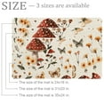thumbnail image 2 of Cute Mushroom Butterflies Flowers Entryway Rug, 2x3 Area Rug Indoor Door Mat Non-slip Washable Floor Carpet Rug for Bedroom Office Dining Room Bathroom, 2 of 7