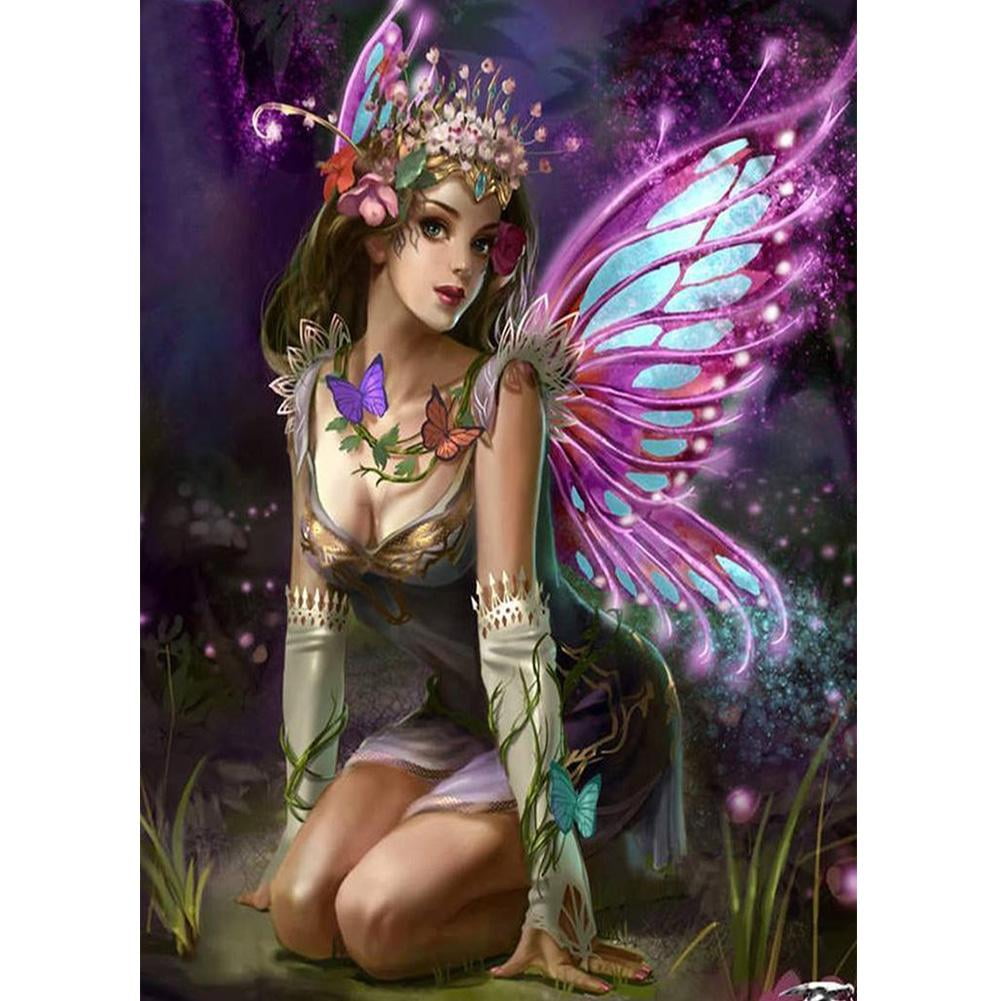 5D DIY Full Drill Diamond Painting Kits Angel Fairy Cross Stitch Embroidery Gift 5D DIY Full Drill Diamond Painting Kits Angel Fairy Cross Stitch Embroidery Gift