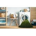 thumbnail image 2 of Ahgly Company Machine Washable Indoor Rectangle Contemporary Dark Forest Green Area Rugs, 8' x 12', 2 of 7