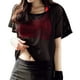 thumbnail image 3 of Blusa de tela de red blusa de manga corta secado rápido camiseta de tela de red femenina Fitness de verano ciclismo m negro m, 3 of 10