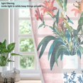 thumbnail image 4 of Yayeee Window Curtains Light Filtering 63"x42" Grommet Panel Pair Home Living Room Decor, Vibrant Flowers, 4 of 7