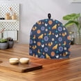 thumbnail image 3 of HELLHERO Rooster Hens Flowers Teapot Dust Cover Keep Warm Keep Warm Insulation Lightweight for Housewife, 3 of 6