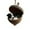 F, variant on 3.15in Forest Animal Acorn Christmas Ornament - Shatterproof Holiday Tree Hanging Pendant, Cute Woodland Themed Decor, Perfect Festive Gift for Family & Friends, Home Xmas Decoration Accent, A