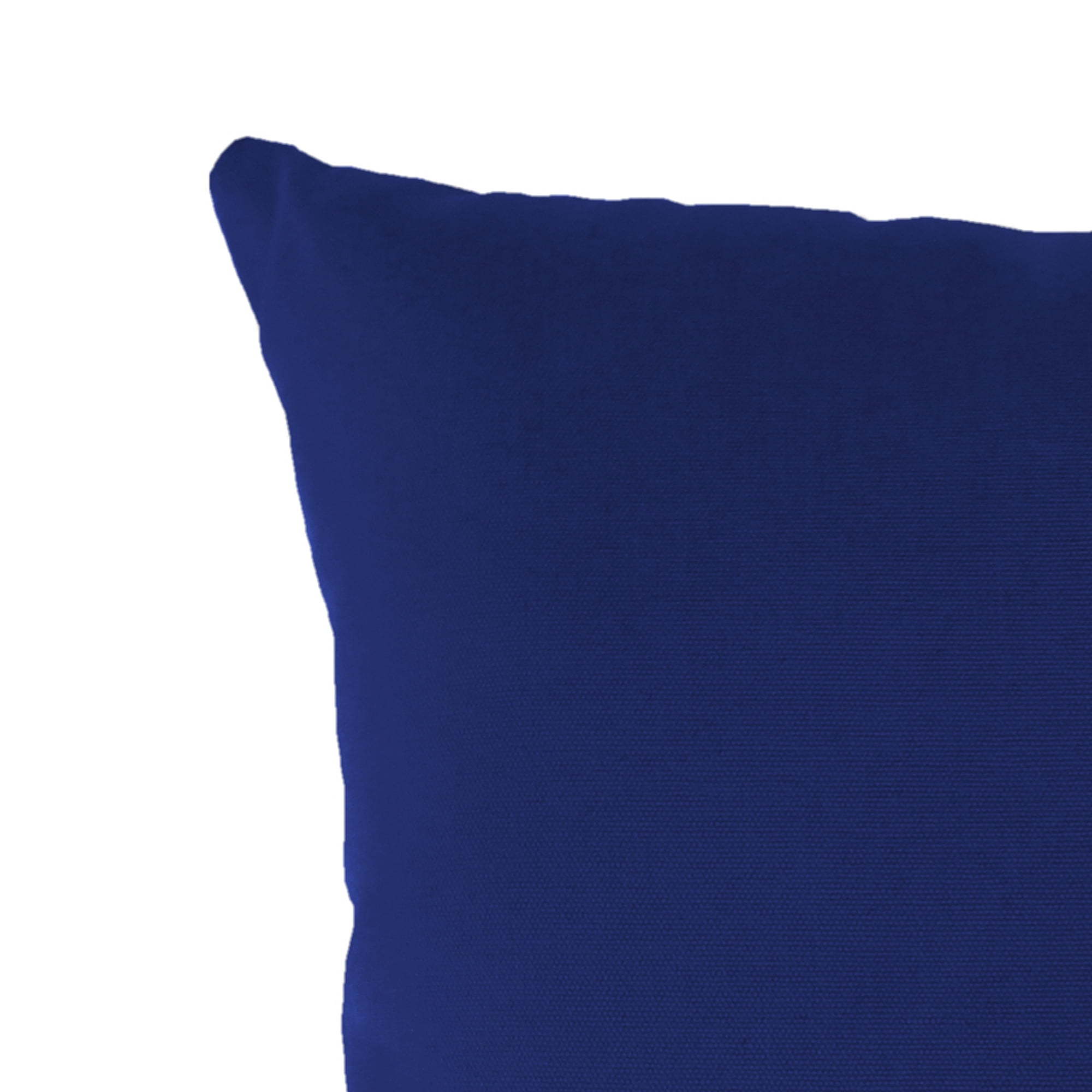 Jordan Manufacturing 16" x 16" Veranda Cobalt Blue Solid Square Outdoor Throw Pillow