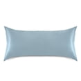 thumbnail image 3 of Dailycode Satin Pillow Case Queen Silk Pillow Cover for Hair and Skin Envelope Closure Ice Blue 20"x30", 3 of 9