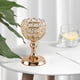 thumbnail image 4 of Candelabro de cristal para mesa de comedor, candelabro decorativo Dorado M, 4 of 7