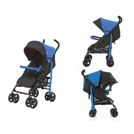 Urbini Swiftli Electric Multi-Position Stroller, Accepts Sonti Infant Car Seat no adapters needed Designed for Child up to 50 lbs w/ Extra-large Canopy