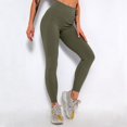thumbnail image 2 of UFOUND Women Ribbed Fitness Leggings Seamless High Waist Tights For Gym Exercise Yoga Running Everyday Trousers, 2 of 5