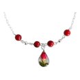 thumbnail image 2 of JOYARIS Tobillera Ajustable Flores Encapsuladas Cuarzos Plata 925 Talla Largo/Ancho: 28 cm (ajustable) x 2 mm PT-0000737, 2 of 4
