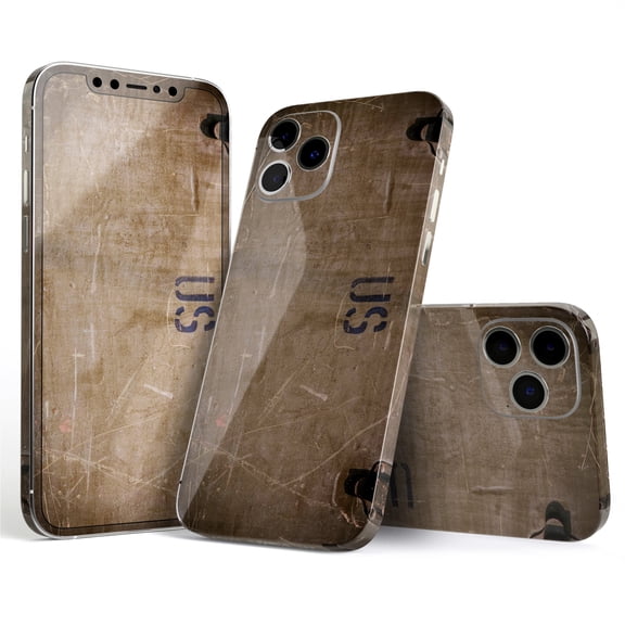 DesignSkinz Distressed US Military Chest Full-Body Skin Decal Wrap Cover for iPhone 16