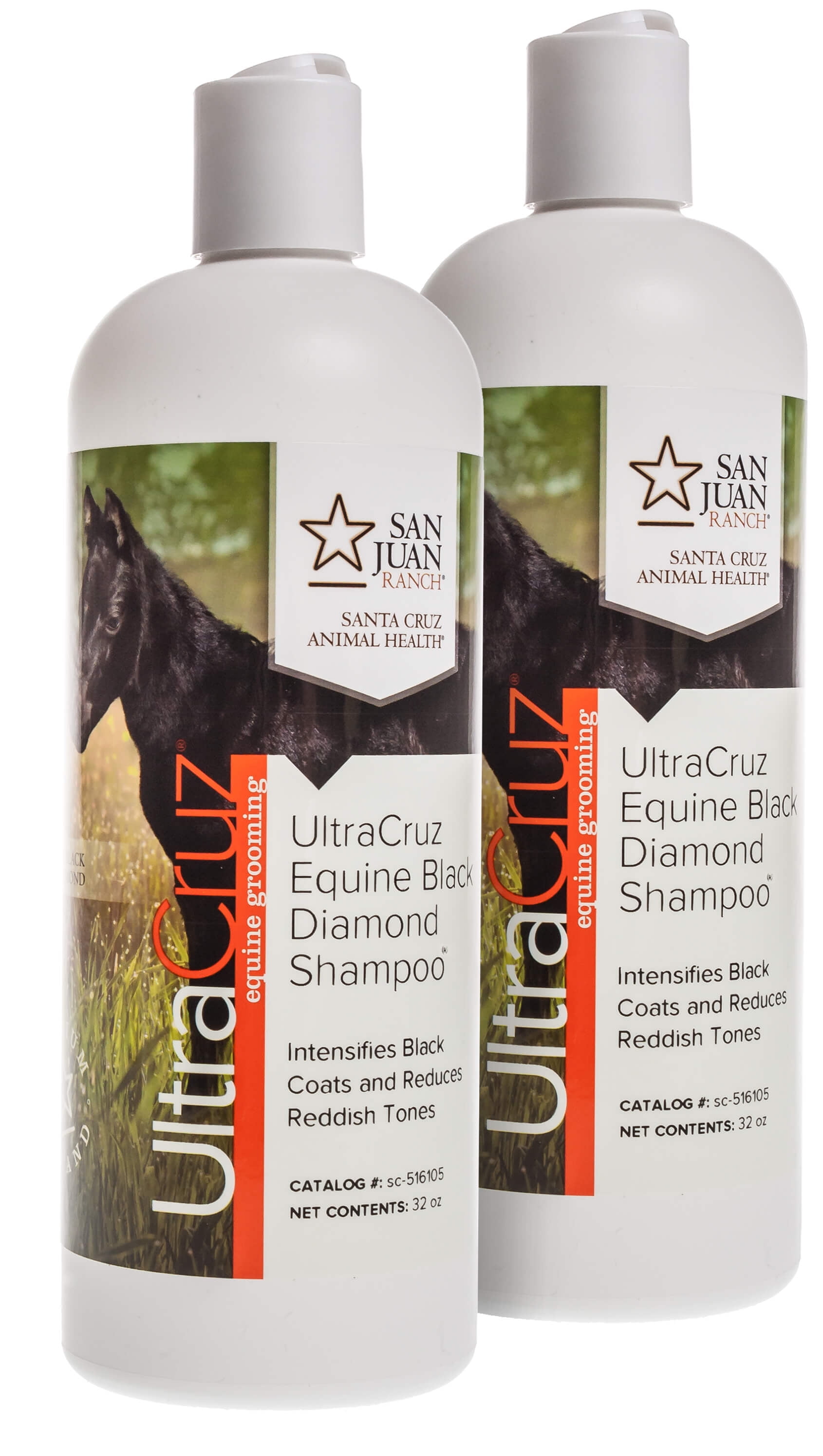 plads Snavs Mobilisere UltraCruz Equine Black Diamond Horse Shampoo Bundle, 2 x 32 oz Each -  Walmart.com