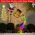 thumbnail image 2 of Christmas Santa Solar Kettle Lights Garden Lawn Decorative Lights, 1/2/3/4-pcs Waterproof Garden Stake Lights with Auto On/Off, Solar Watering Can Light for Patio, Lawn, Yard (4PCS), 2 of 8