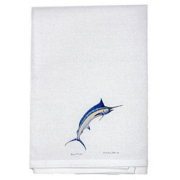 Betsy Drake Blue Marlin Guest Towel Set of 2