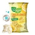 thumbnail image 2 of From The Ground Up Sour Cream & Onion Cauliflower Vegetable Chips, 3.5 oz (12-Pack), 2 of 7