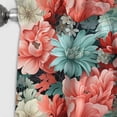thumbnail image 3 of Designart "Serenade Of Coral In The Tropics III" Tropical Blackout Curtain Panels, 3 of 4