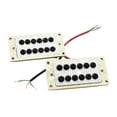 thumbnail image 3 of MERIGLARE Guitare Électrique Humbucker Pickup Compact Facile à Installer Remplace Pièce de Rechange Cou et Pont, 3 of 9