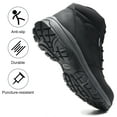 thumbnail image 3 of OUXX Mens Work Boots, Side Zipper, Steel Toe Shoes, Anti-Slip Rubber Sole, Puncture-Proof, 3 of 6