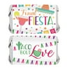 Final Fiesta Bachelorette Party Mini Candy Bar Labels - Multi-Color Taco bout Love Bridal Shower - 45 Stickers - Distinctivs