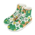 thumbnail image 3 of Psesaysky Green Hat Four Leaf Clovers Barefoot Shoes for Women Soft Comfortable Durable Sneakers Size 6-13.5, 3 of 7