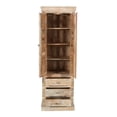 thumbnail image 4 of Jenna Louvered Doors Cabinet In Natural Finish on Solid Wood, 4 of 4