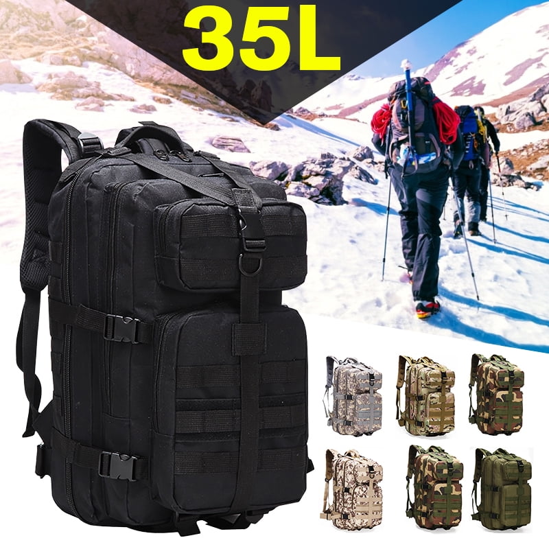 35L 3P Outdoor Backpack Oxford Military Army Tactical for Cycling Hiking Sports 