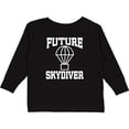 thumbnail image 3 of Inktastic Skydiving Future Skydiver Boys or Girls Long Sleeve Toddler T-Shirt, 3 of 5