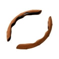 thumbnail image 3 of jiaping Car Steering Wheel Cover ,Auto Interior Accessories, 15" Comfortable Smooth Edge Brown, 3 of 7