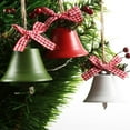 thumbnail image 6 of PTOOTP Set of 3 Christmas Bell Ornaments Metal Pendant Decorations for Holiday Tree Festive Seasonal Decor, 6 of 8