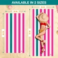 thumbnail image 3 of SUN CUBE Microfiber Beach Towel, Quick Dry Sand Free Beach Towel, Lightweight, Compact for Travel Swim Sports Camping, Packable Sand Resistant Towel Adult, Pink 60x30 Inches, 3 of 8