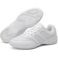 thumbnail image 3 of White Cheerleading Shoe Fitness Training Athletic Sport Competition Tennis Sneakers Youth Adult Cheer Shoes, 3 of 15