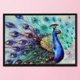thumbnail image 3 of Kits de punto de cruz 11CT estampado DIY pavo real completo bordado artesanal FLhrweasw Nuevo, 3 of 9