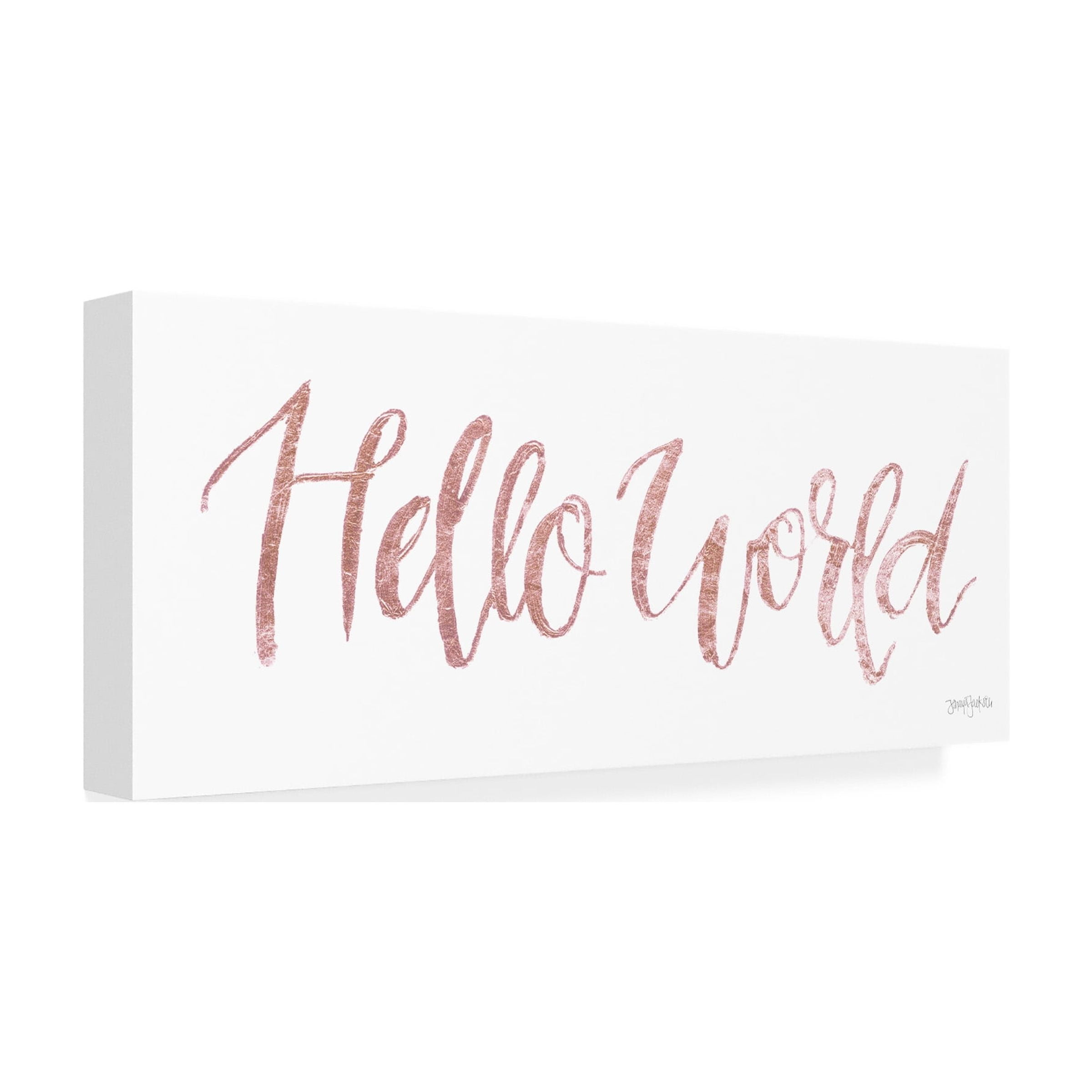 Trademark Fine Art 'Sweet Baby Girl I Pink' Canvas Art by Jenaya Jackson