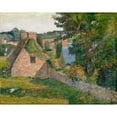 thumbnail image 3 of Paul Gauguin 14x12 Black Modern Framed Museum Art Print Titled - The Field of Derout-Lollichon (1886), 3 of 5