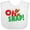 AA-White, variant on Inktastic Oh Snap Broken Gingerbread Boys or Girls Baby Bib