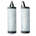 thumbnail image 1 of TOGETRUE Soporte para bolsas de plástico, soporte para bolsas de comestibles de malla, dispensador de bolsas de almacenamiento para colgar (gris oscuro, 2 paquetes), 1 of 1