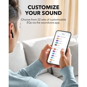 Soundcore K20i by Anker, Semi-in-Ear Earbuds, Bluetooth Wireless, White, New