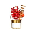thumbnail image 3 of simhoa Chinese New Year Flower Basket, Festival Table Centerpiece Tabletop Photos Props Persimmon, 3 of 8