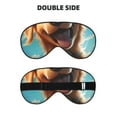 thumbnail image 2 of Cauagu Blue Sky Cute Dog Print Sleep Eye Mask, Blindfold Eye Sleep Shade Cover with Elastic Strap/Headband Eye Cover Eyeshade for Night Sleeping/Travel Nap, 2 of 7