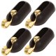 thumbnail image 2 of Sticky Hooks for Wall Made of ABS Safe and Durable for Home Use Light Brown 4 Pieces, 2 of 2