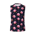 thumbnail image 6 of Picia Cartoon Donut Planets mens Cotton Tank Undershirts , Moisture-wicking Ribbed Tanks, Lightweight Cotton Tank Undershirts-XX-Large, 6 of 8